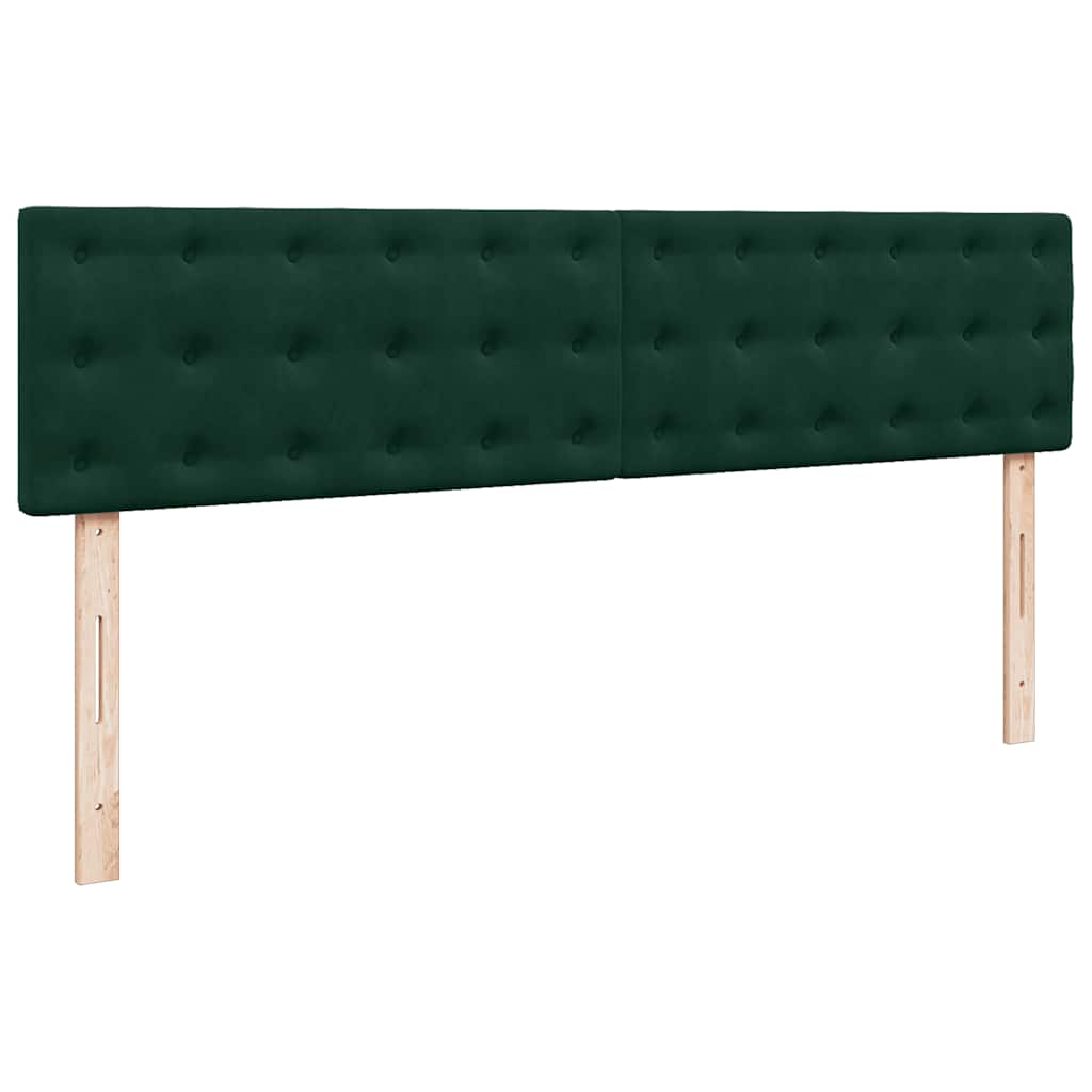 Ottoman bed met matrassen en LED's 200x200cm fluweel – afbeelding 10