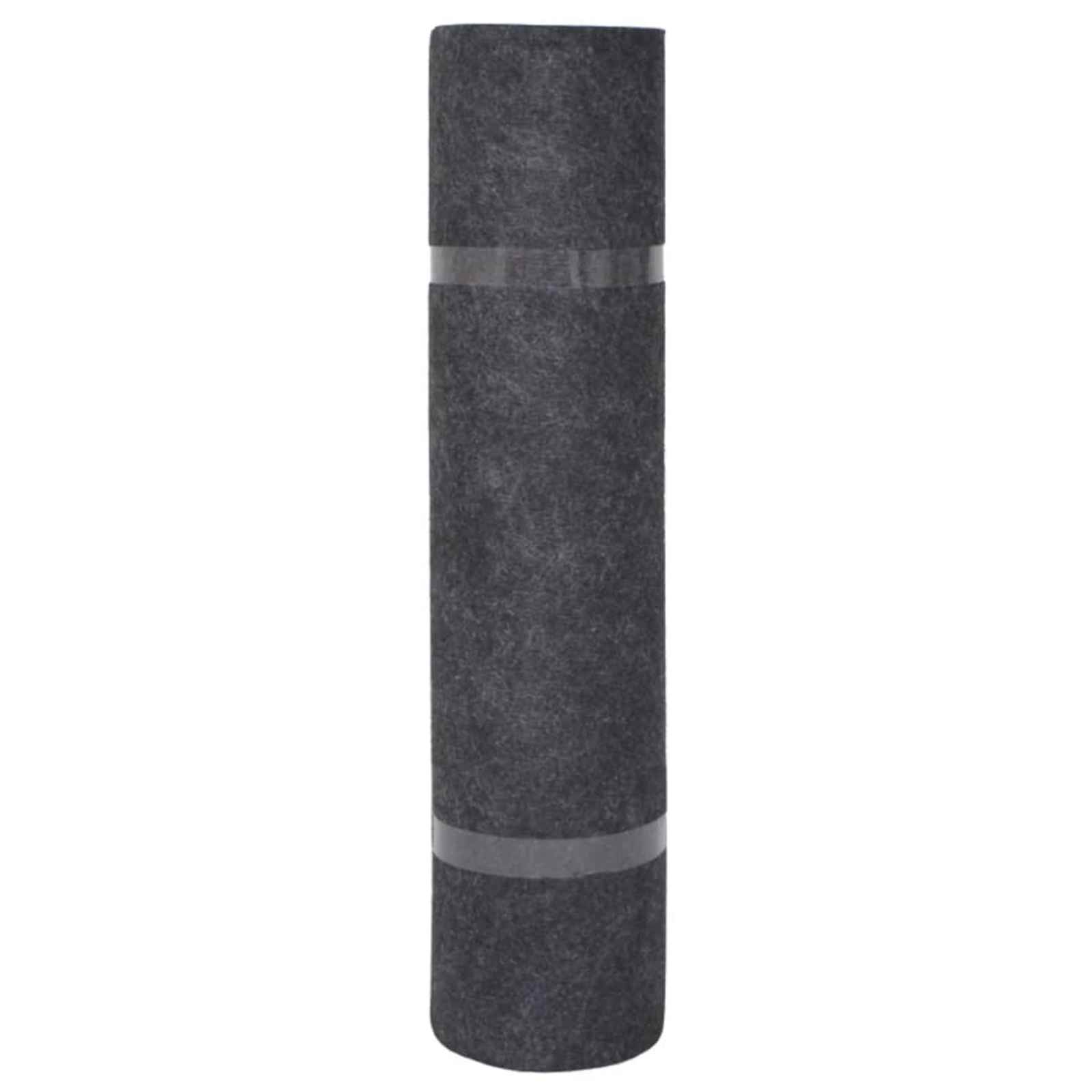 Tapijt Antracietkleurig 1,2 x 15 m Polyester – afbeelding 3
