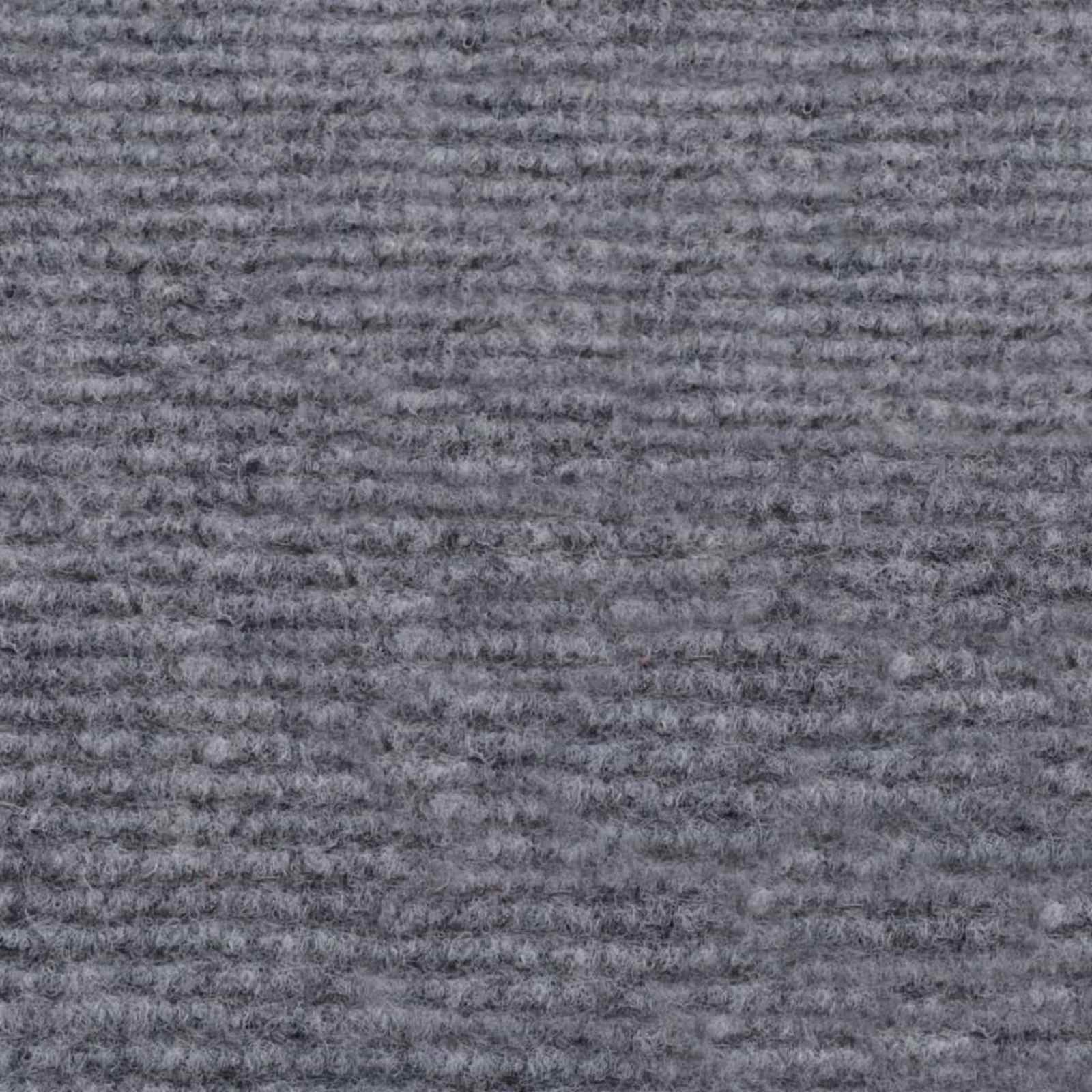 Tapijt Grijs 1,2 x 10 m Polyester – afbeelding 4
