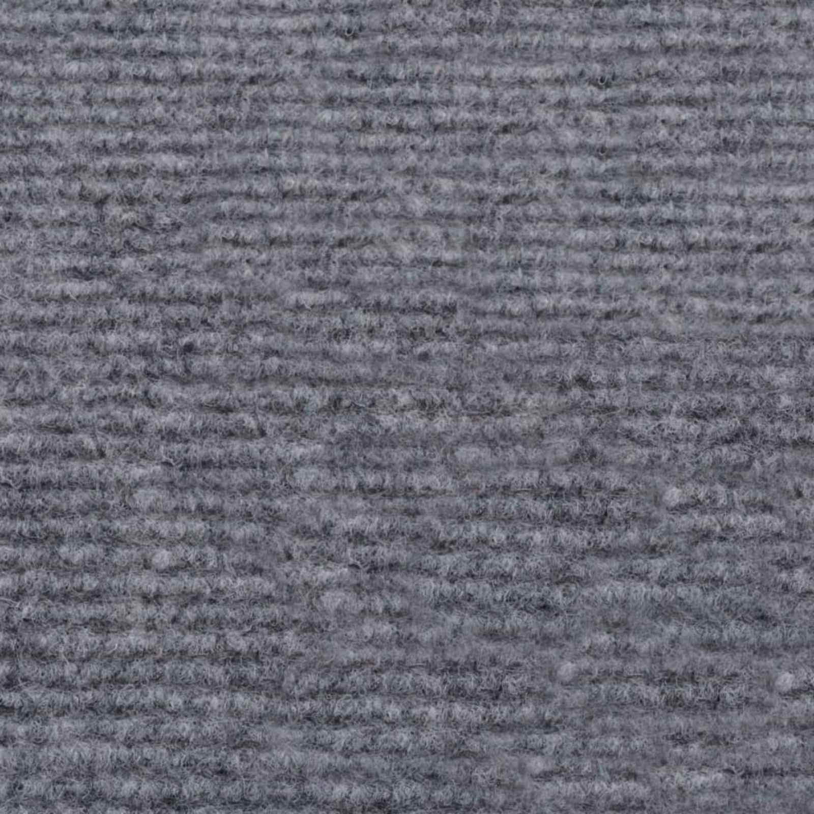 Tapijt Grijs 1,2 x 20 m Polyester – afbeelding 4
