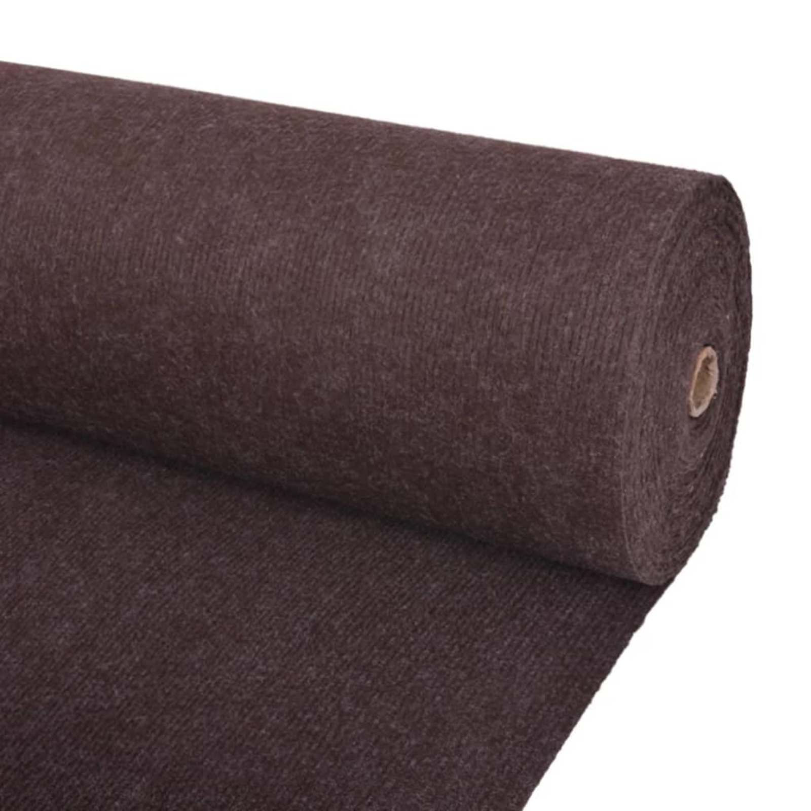 Tapijt Bruin 1,2 x 10 m Polyester – afbeelding 1