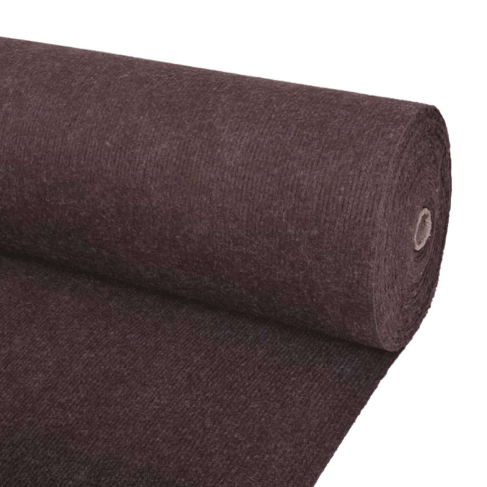 Tapijt Bruin 1,2 x 15 m Polyester – afbeelding 1