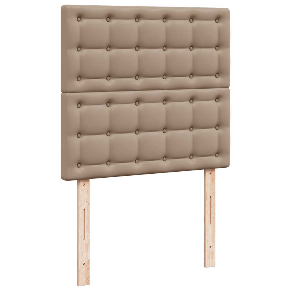Bed poef met matrassen en LED's 180x200cm kunstleer – afbeelding 10