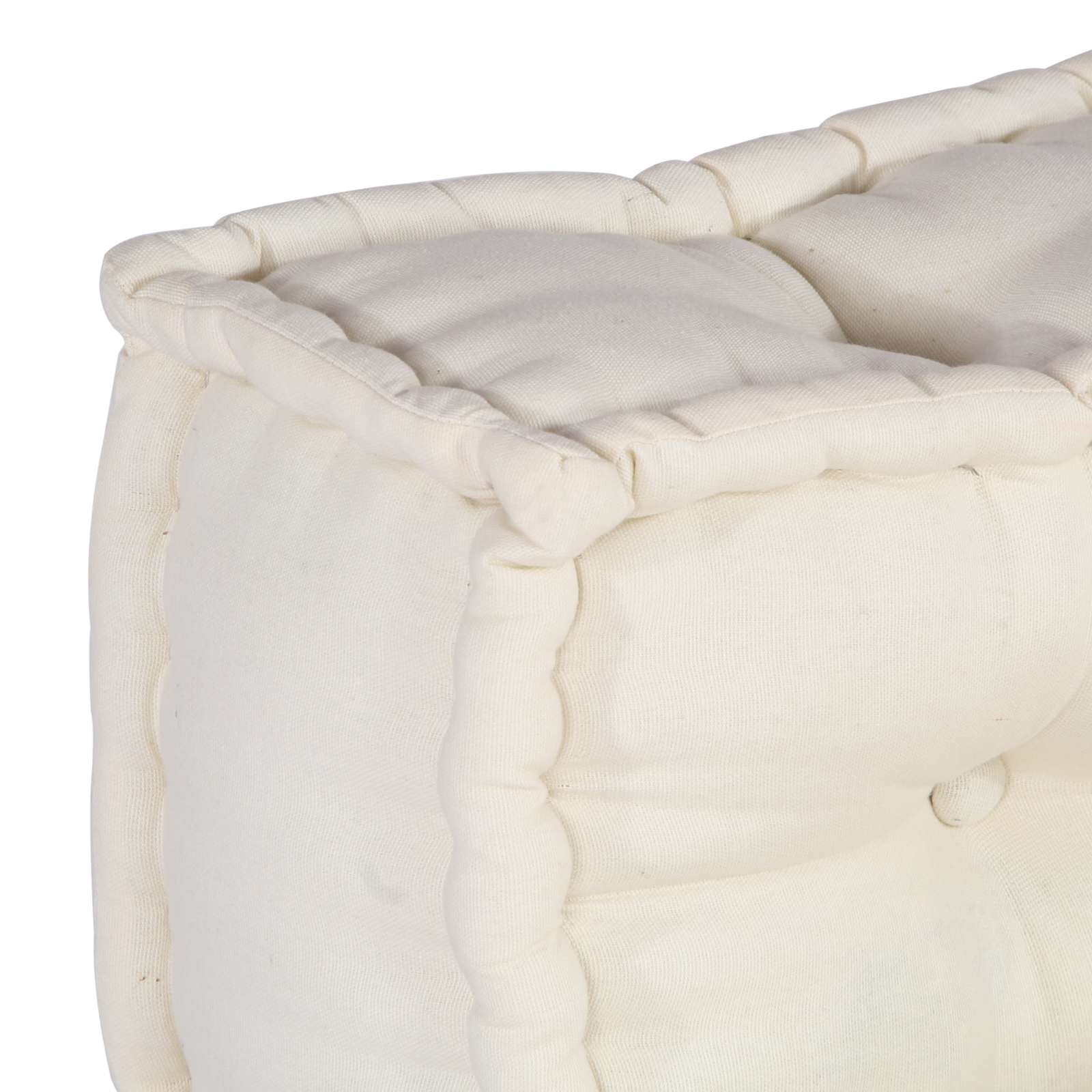 Modulair Sofabet 3 pcs Crèmekleurig Stof – afbeelding 9