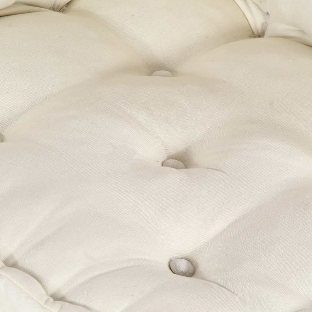 Modulair Sofabet 4 pcs Crèmekleurig Stof – afbeelding 10