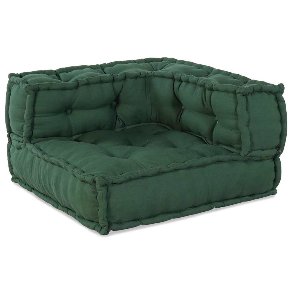 Modulair Sofabet 3 pcs Groen Stof – afbeelding 5