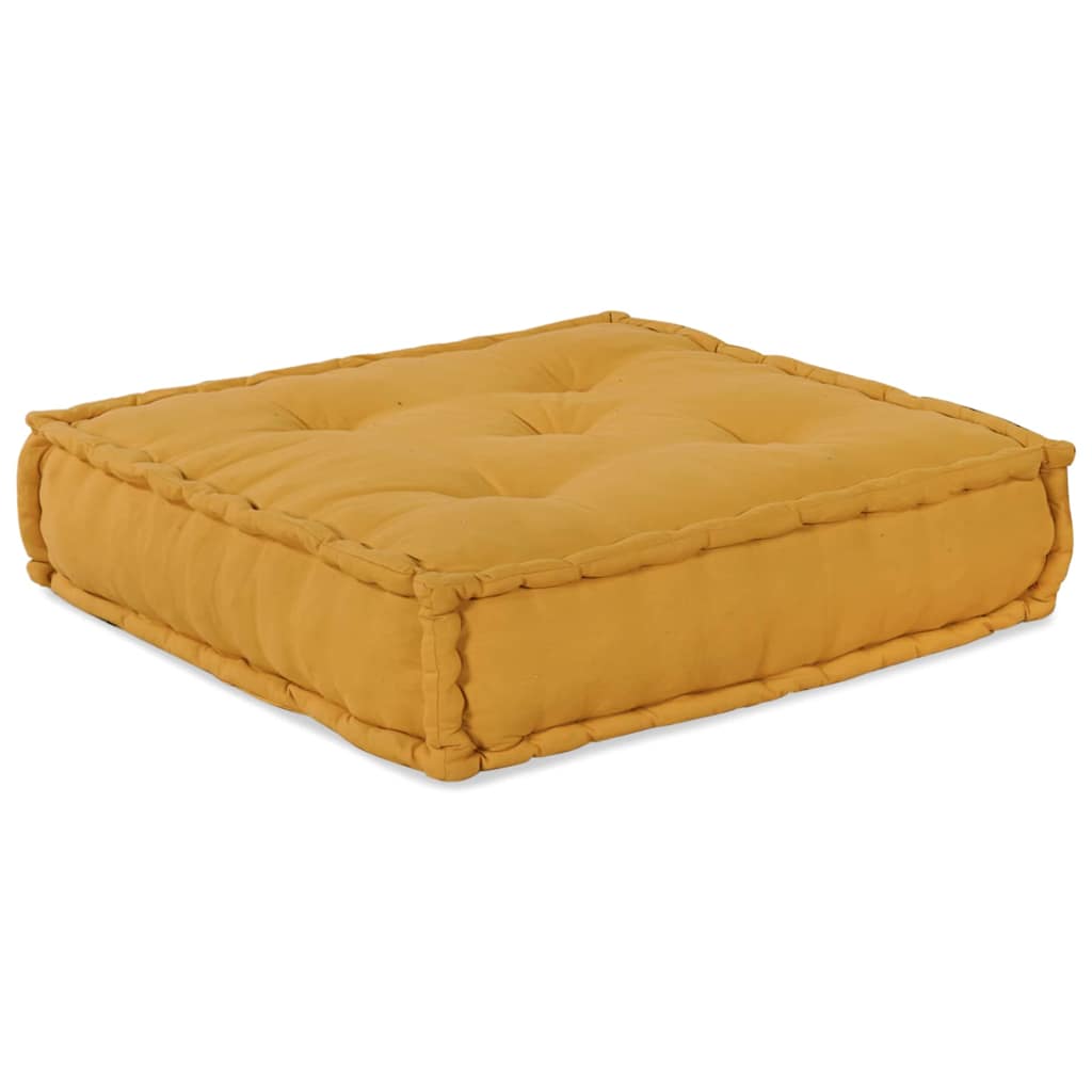 Modulair Sofabet 2 pcs Geel 140 x 70 x 56 cm Stof – afbeelding 4