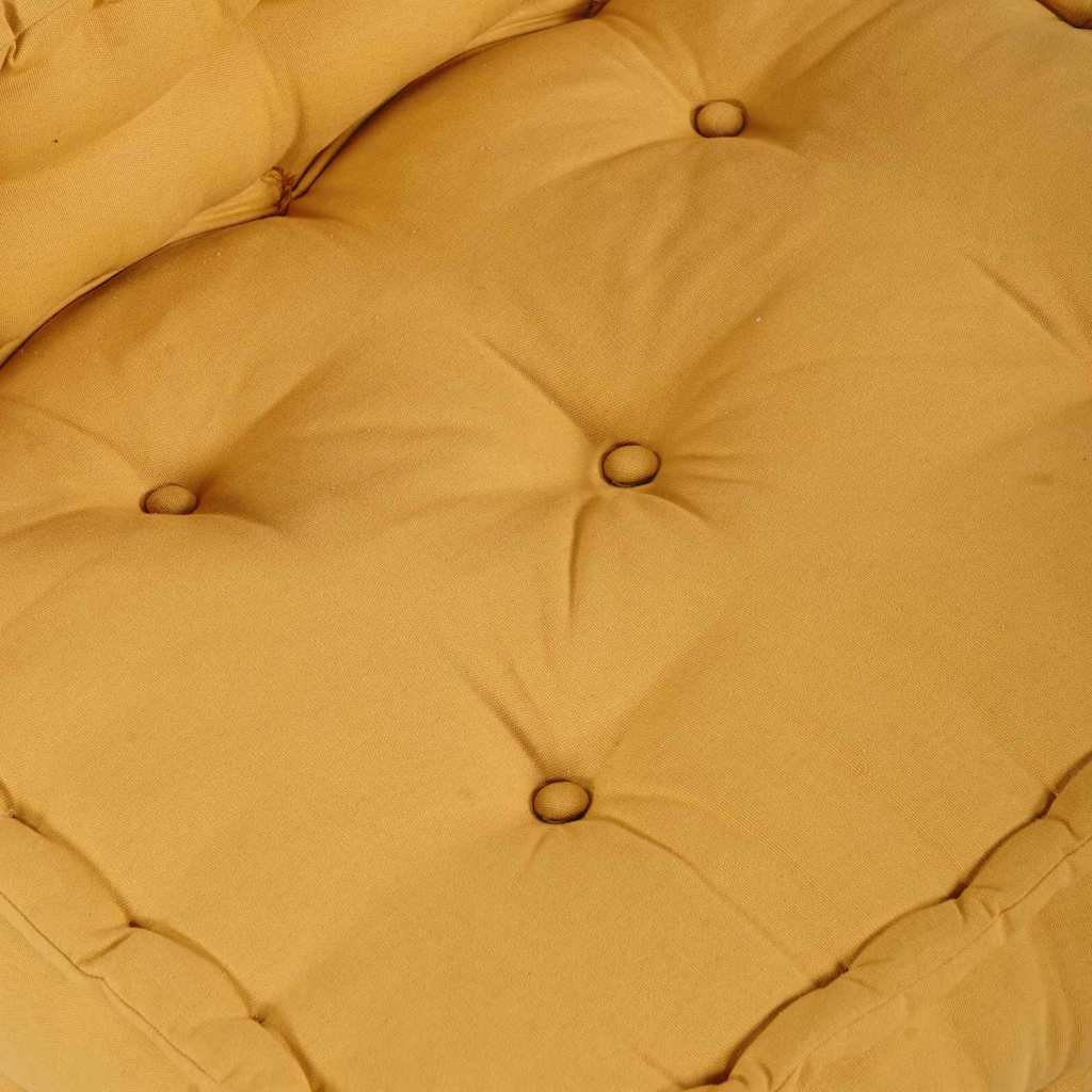 Modulair Sofabet 4 pcs Geel Stof – afbeelding 10