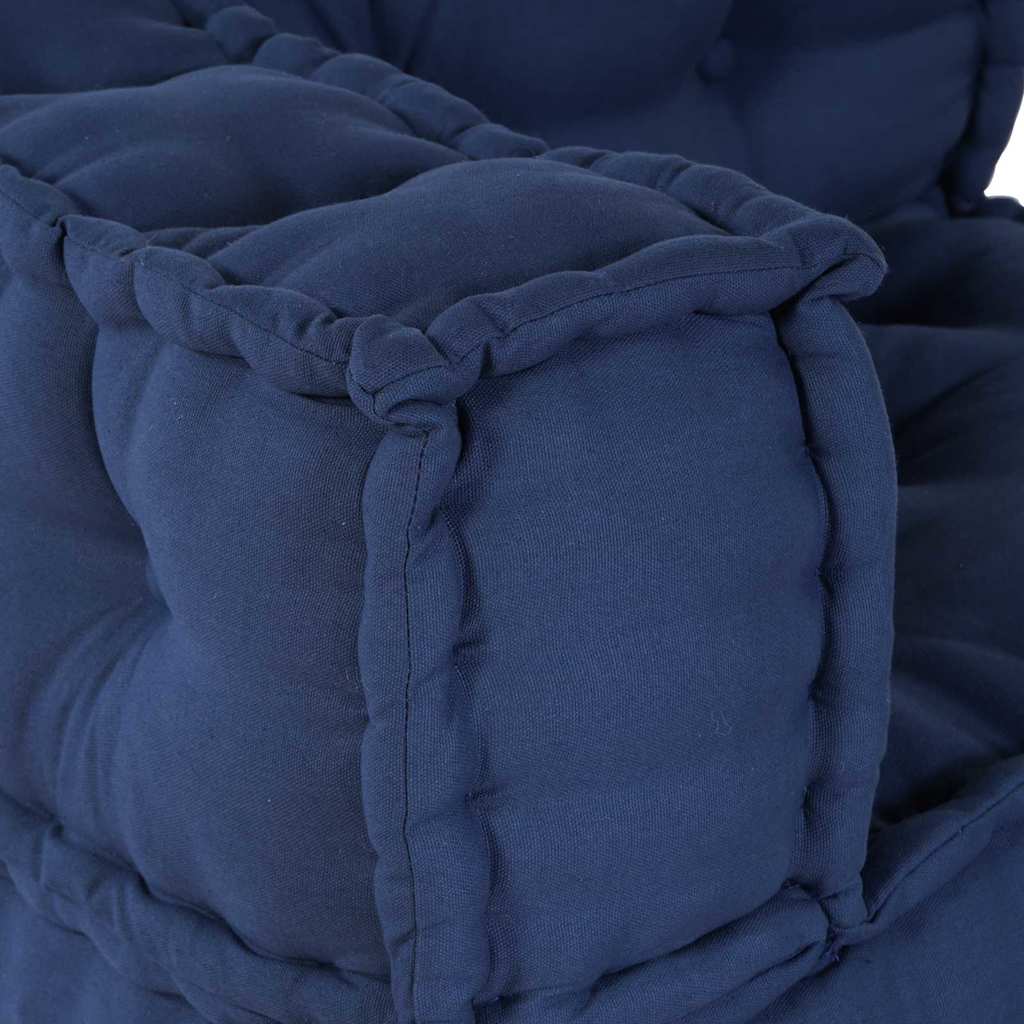 Modulair Sofabet 3 pcs Indigo Stof – afbeelding 10