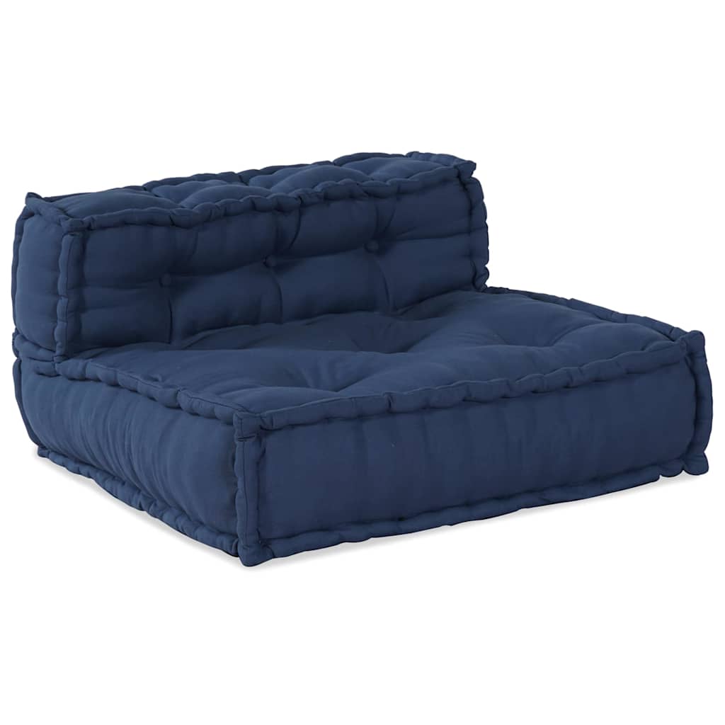 Modulair Sofabet 3 pcs Indigo Stof – afbeelding 7