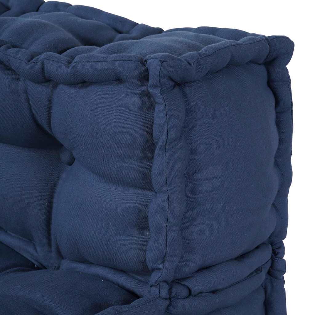 Modulair Sofabet 4 pcs Indigo Stof – afbeelding 11
