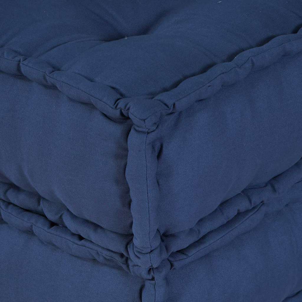 Modulair Sofabet 2 pcs Indigo 140 x 70 x 36 cm Stof – afbeelding 7