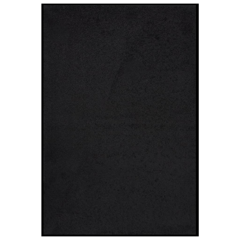Deurmat 80x120 cm zwart