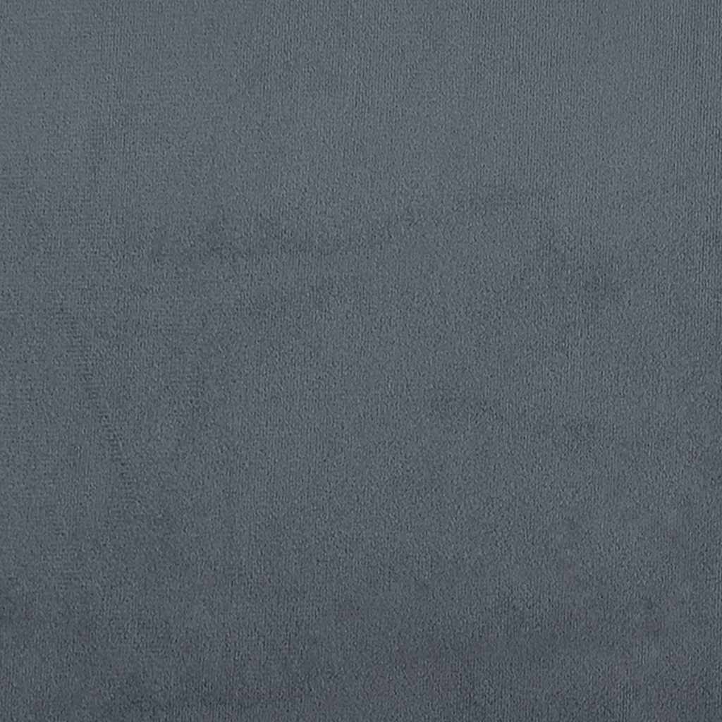 Boxspring met matras fluweel donkergrijs 140x210 cm – afbeelding 11