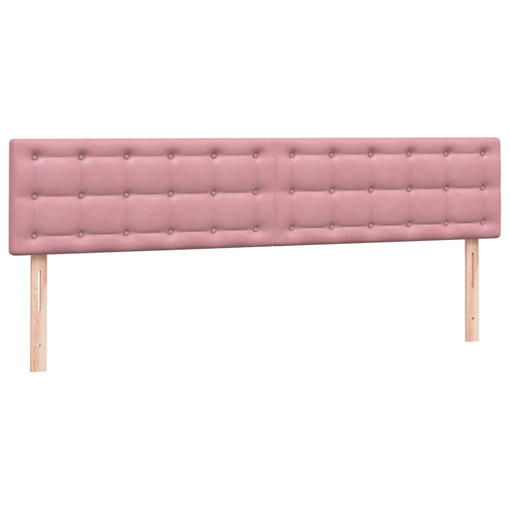 Boxspring met matras fluweel roze 180x220 cm – afbeelding 6