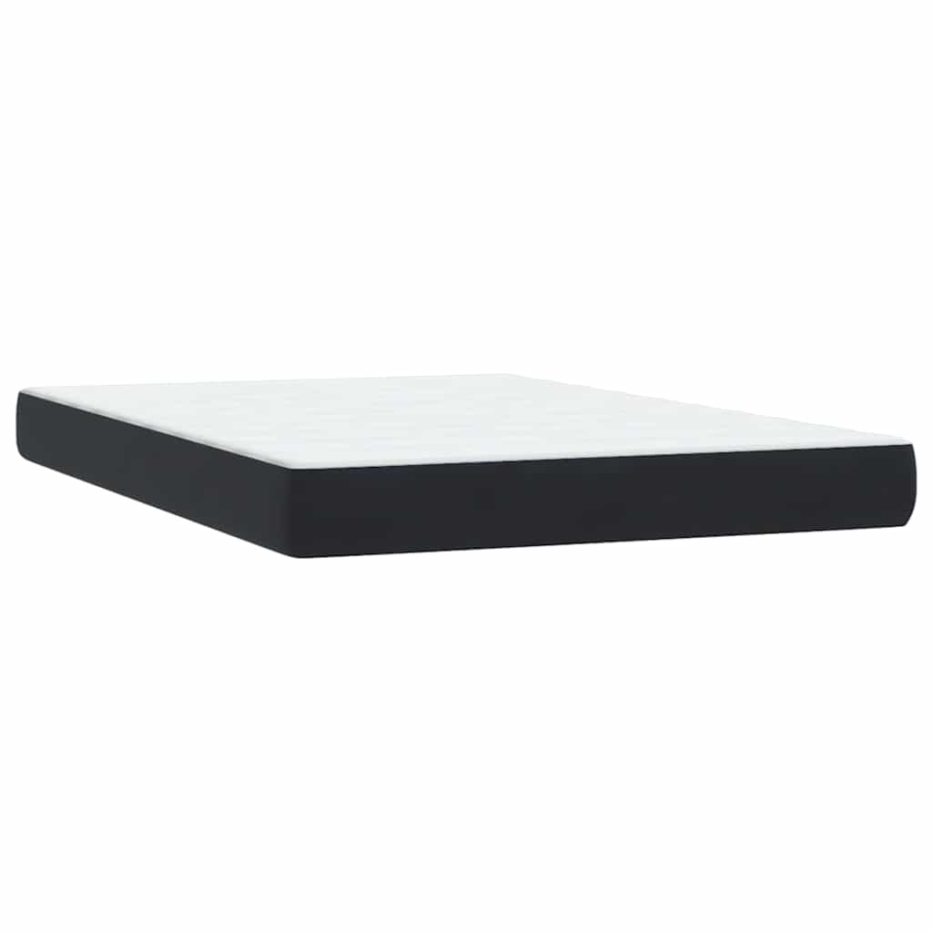 Boxspring met matras en LED fluweel zwart 140x220 cm – afbeelding 7
