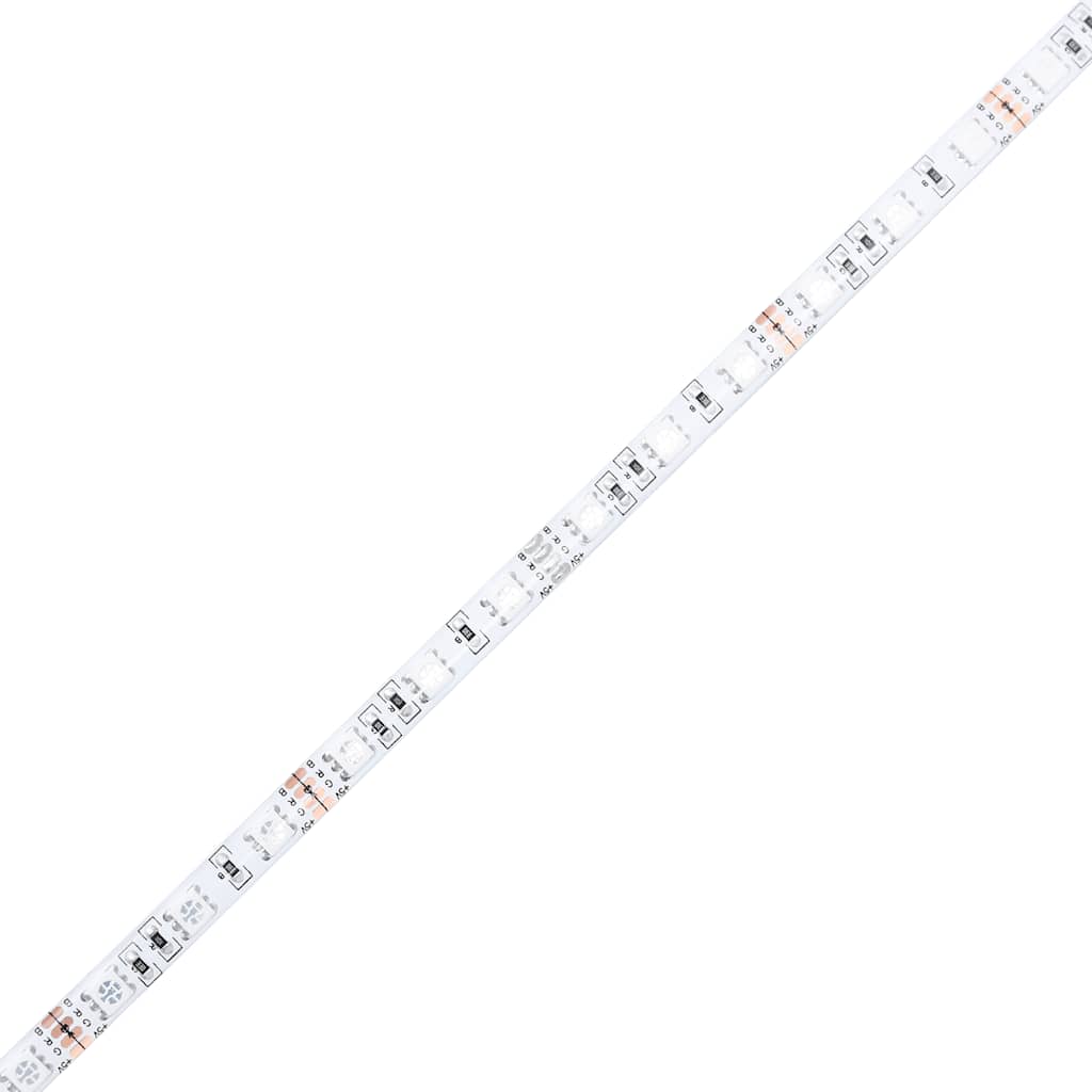 Boxspring met matras en LED fluweel donkergrijs 160x220 cm – afbeelding 12