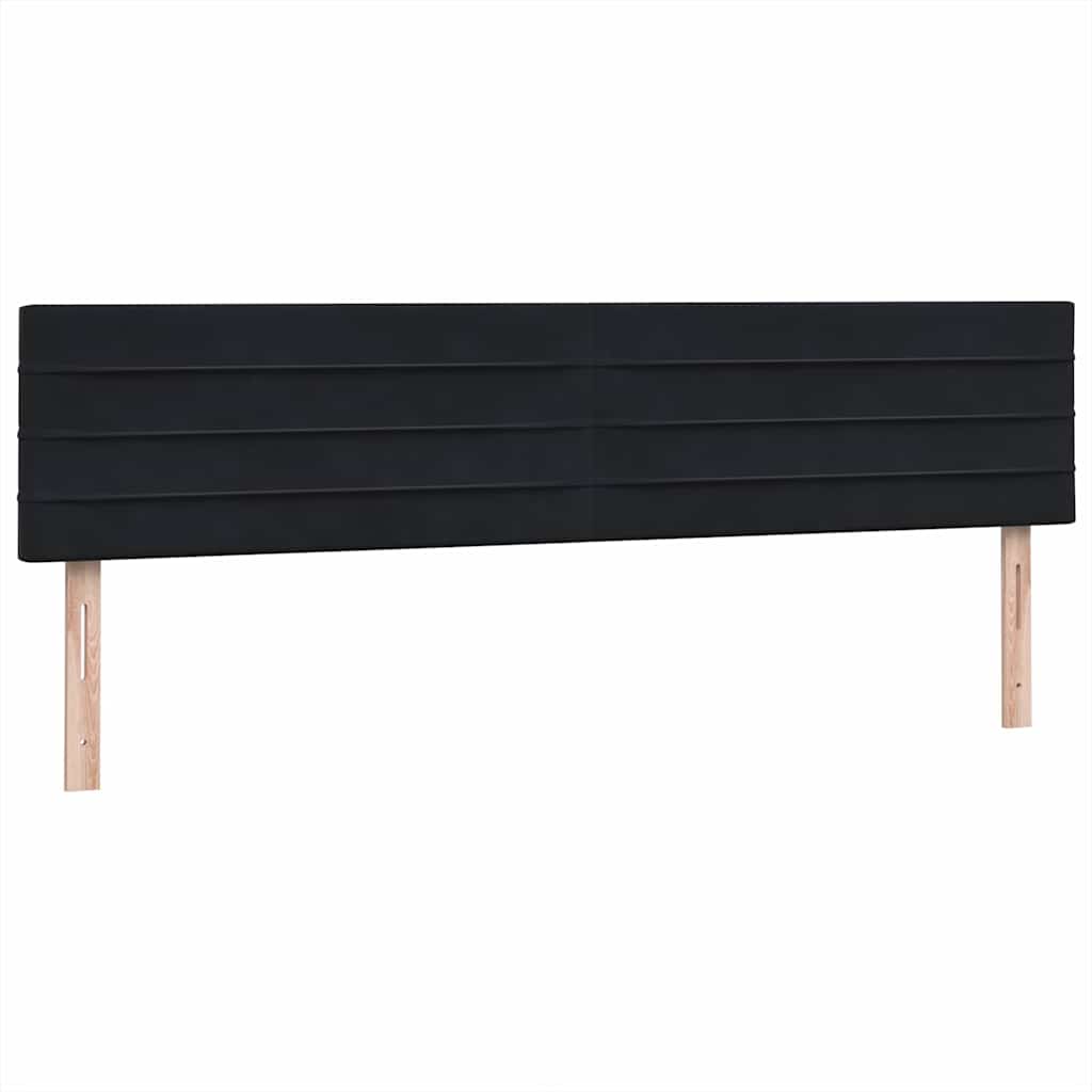 Boxspring met matras en LED fluweel zwart 200x220 cm – afbeelding 8