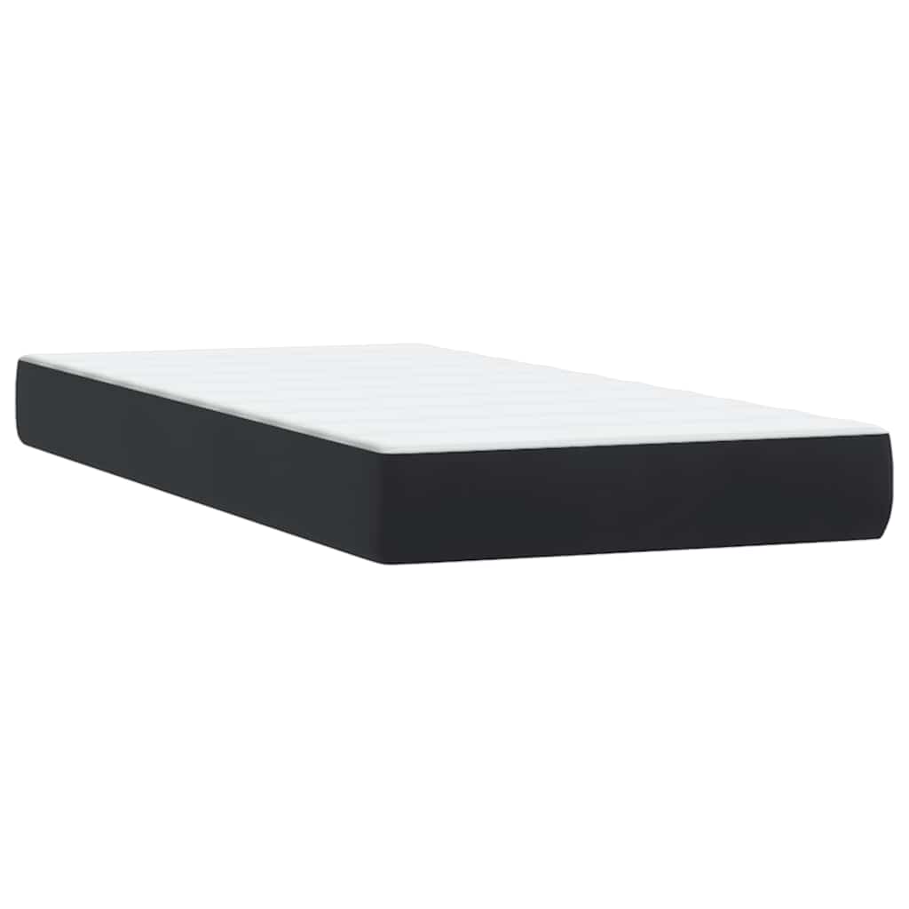 Boxspringbed met matrassen 200x220 cm fluweel zwart – afbeelding 6