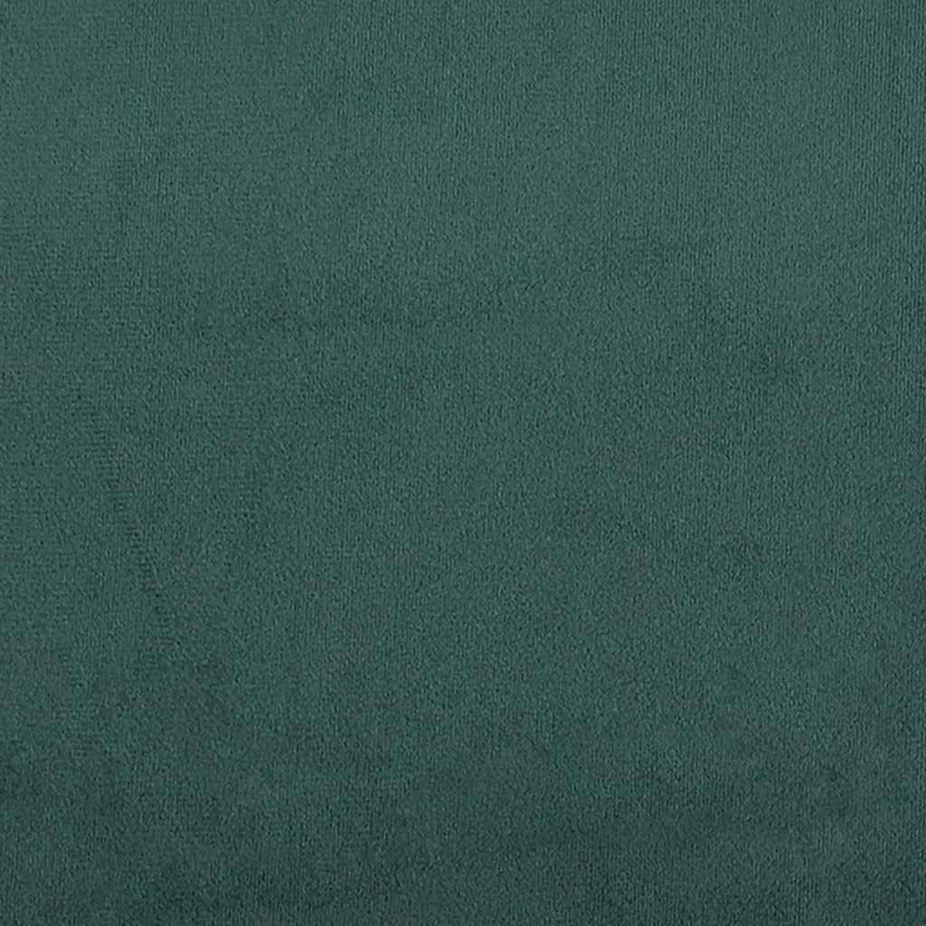 Boxspring met matras fluweel donkergroen 80x210 cm – afbeelding 11