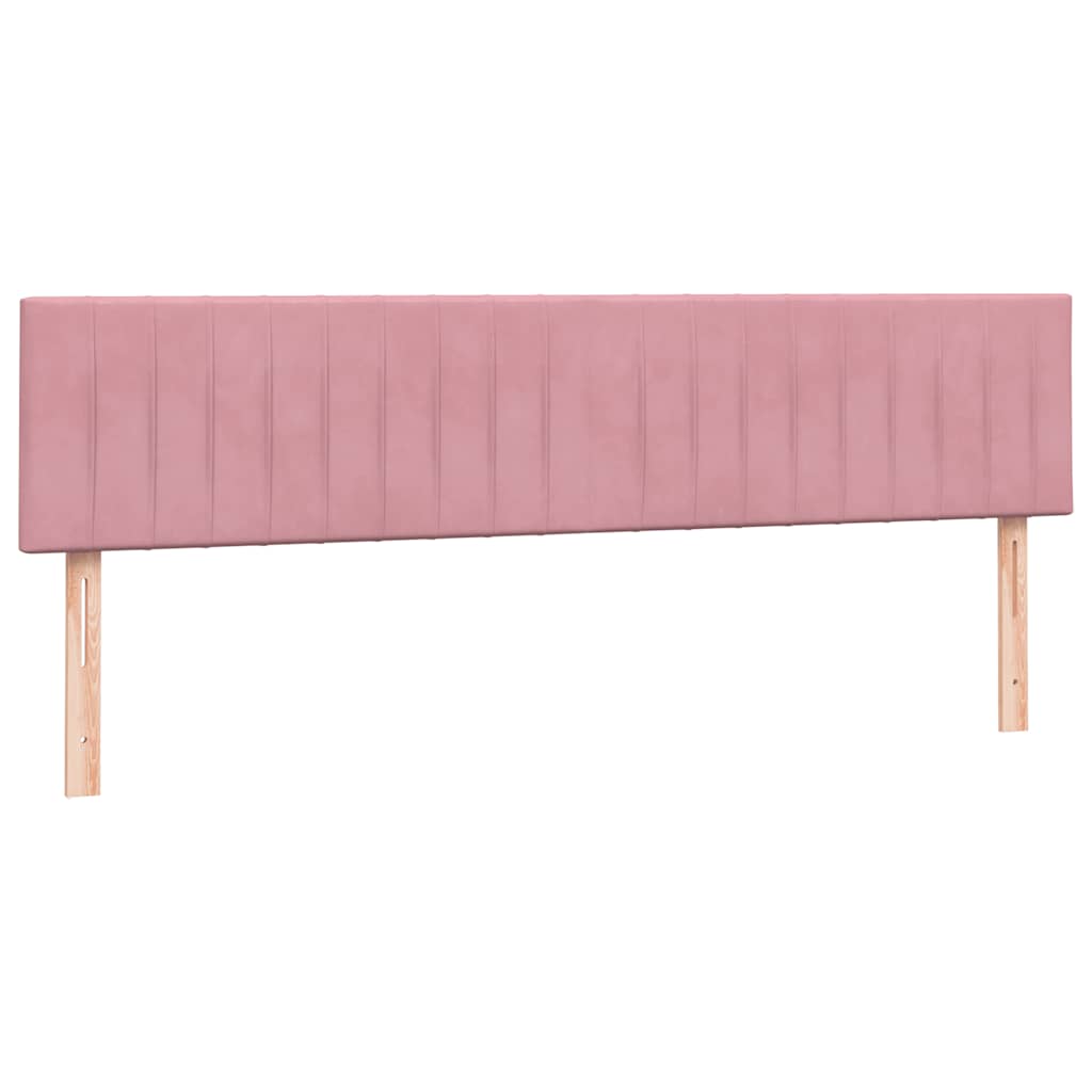Boxspring met matras fluweel roze 180x220 cm – afbeelding 7