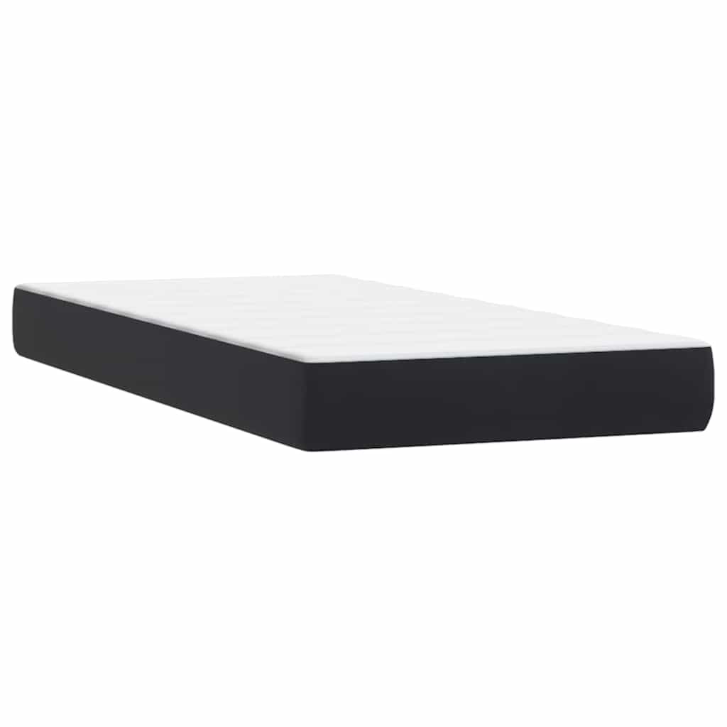 Boxspring met matras fluweel zwart 200x220 cm – afbeelding 6