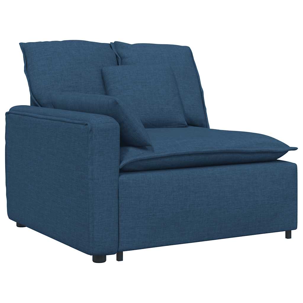Modulaire bank met kussens blauw – afbeelding 3
