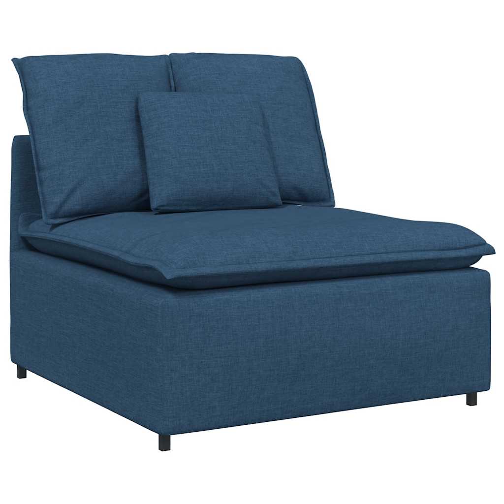 Modulaire bank met kussens blauw – afbeelding 4
