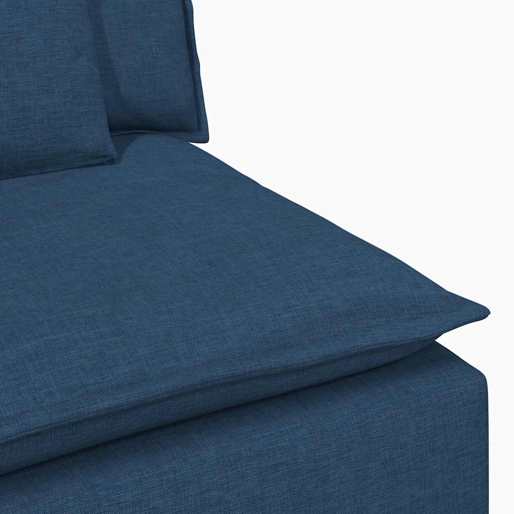 Modulaire bank met kussens blauw – afbeelding 8