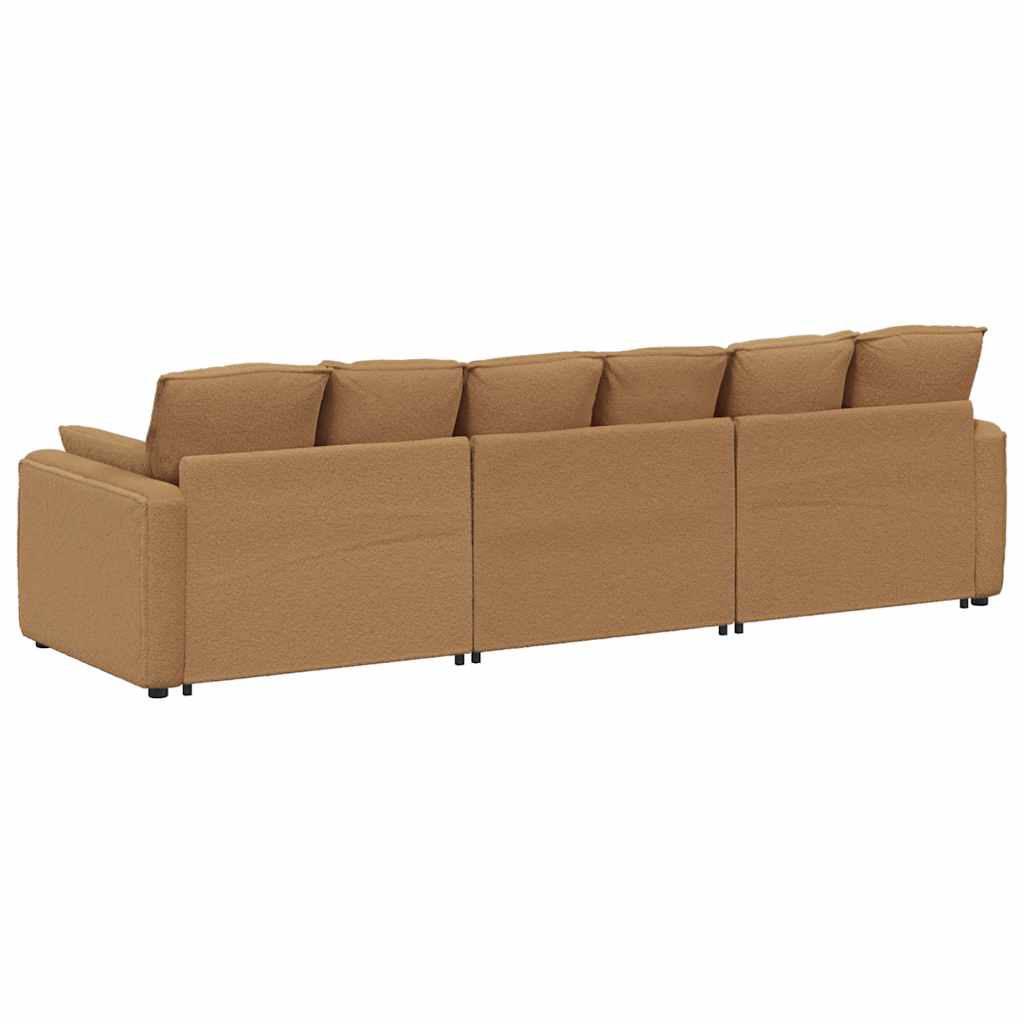 Modulaire bank met kussens beige – afbeelding 7