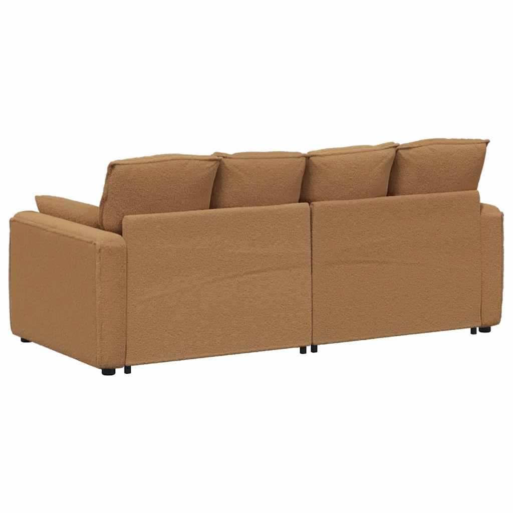 Modulaire bank met kussens beige – afbeelding 6