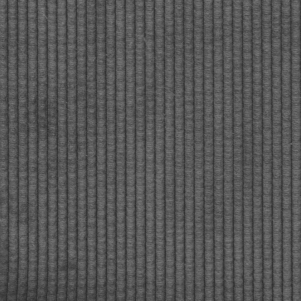 Modulaire bank met voetenbank&kussens corduroy stof donkergrijs – afbeelding 11