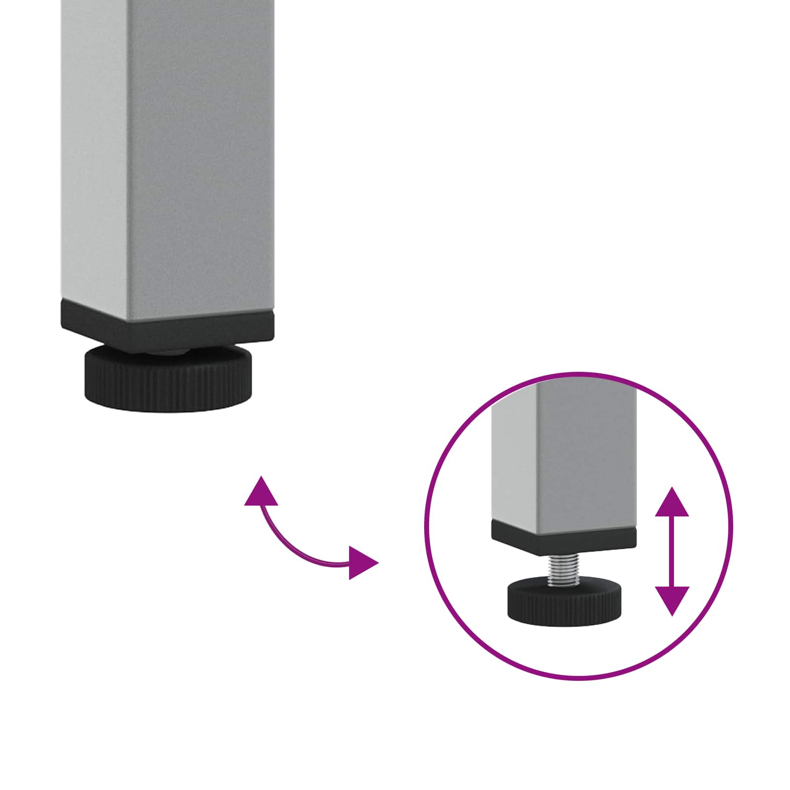 Werk kast met lade met slot 4 st Zwart Engineered hout en staal – afbeelding 6