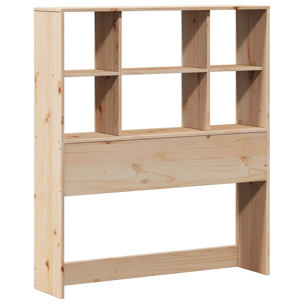 Bed met boekenkast zonder matras massief grenenhout 90x200 cm – afbeelding 6