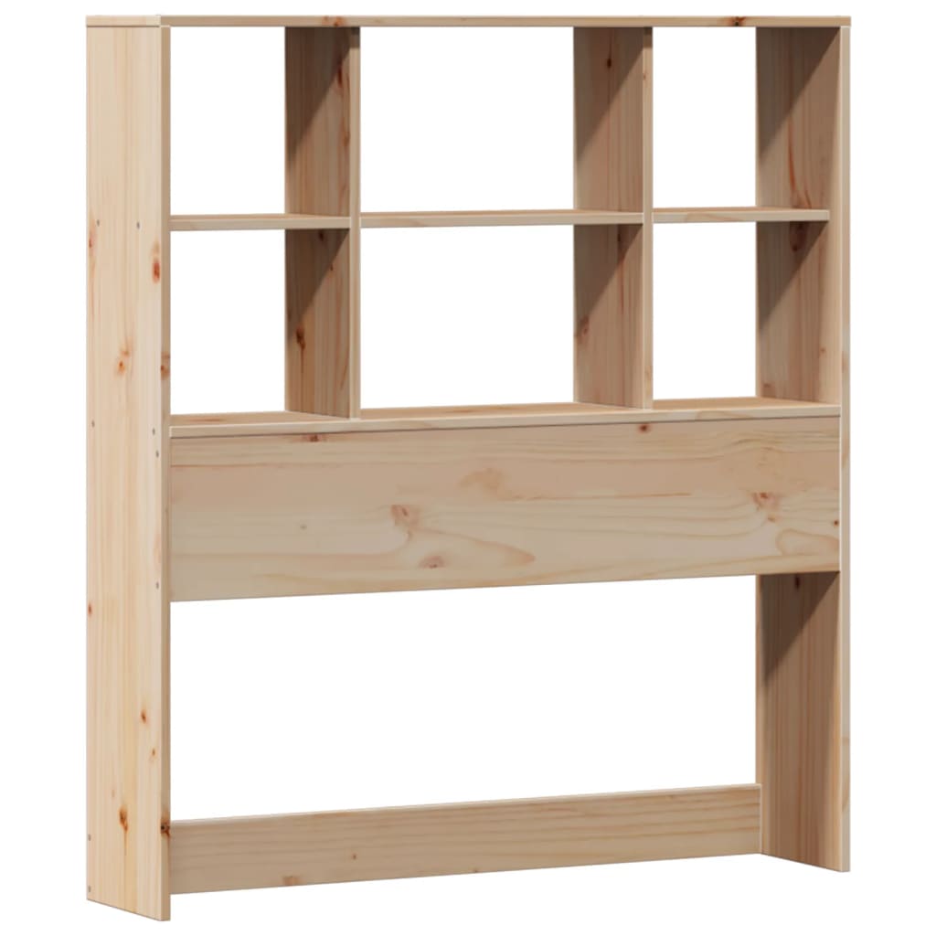 Bed met boekenkast zonder matras massief grenenhout 90x190 cm – afbeelding 7