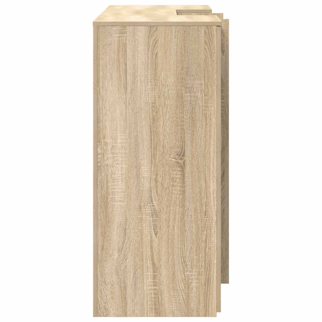 Receptiebalie 155x50x103,5 cm bewerkt hout sonoma eikenkleurig – afbeelding 10