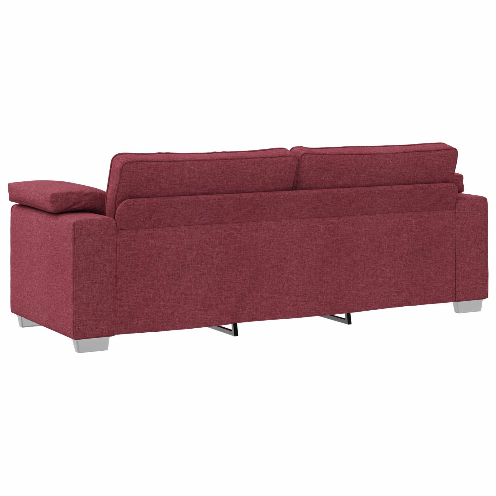 Bank 3 pcs Windrood 219 x 80 x 82 cm Linnen-mix stof – afbeelding 9