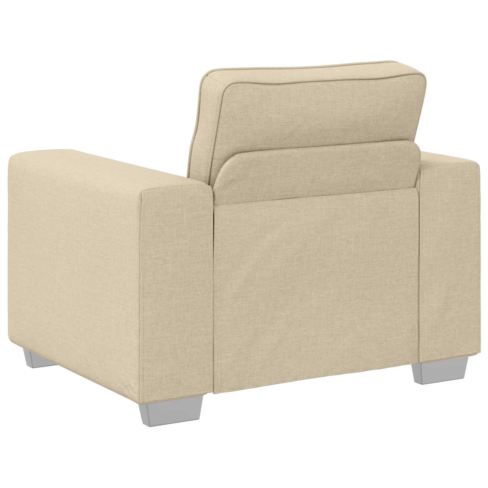 Bank 3 pcs Crème 219 x 80 x 82 cm Linnen-mix stof – afbeelding 7