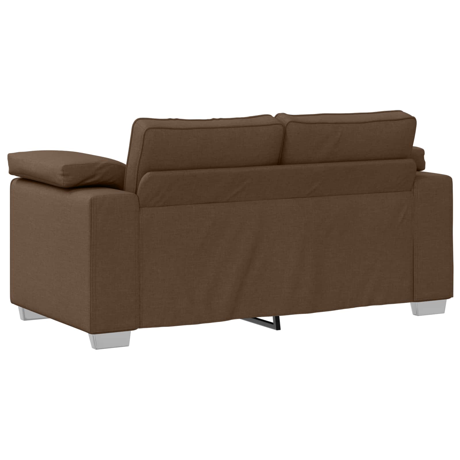 Bank 2 pcs Bruin 219 x 80 x 82 cm Stof – afbeelding 6