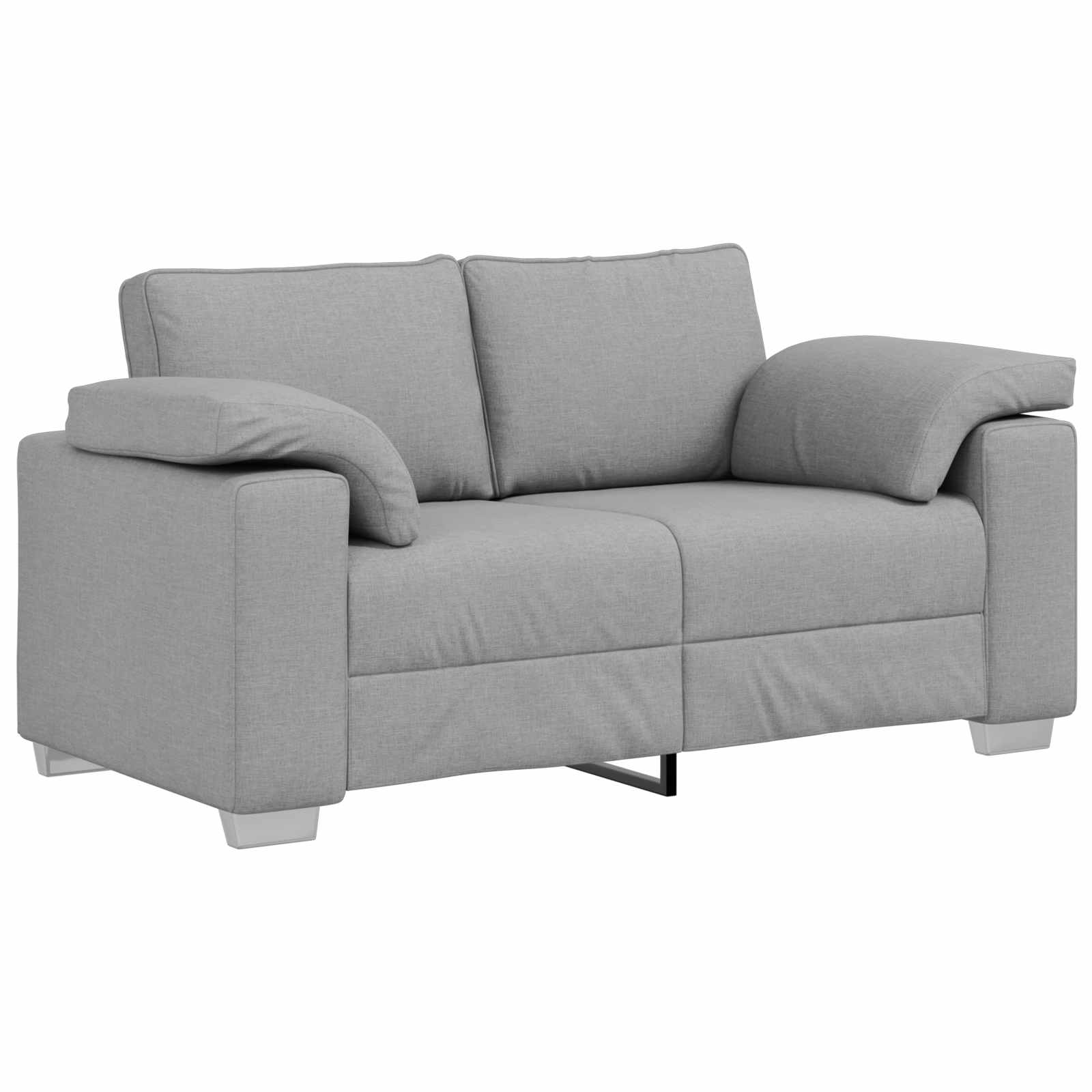 Bank 2 pcs Wolkengrijs 219 x 80 x 82 cm Stof – afbeelding 4