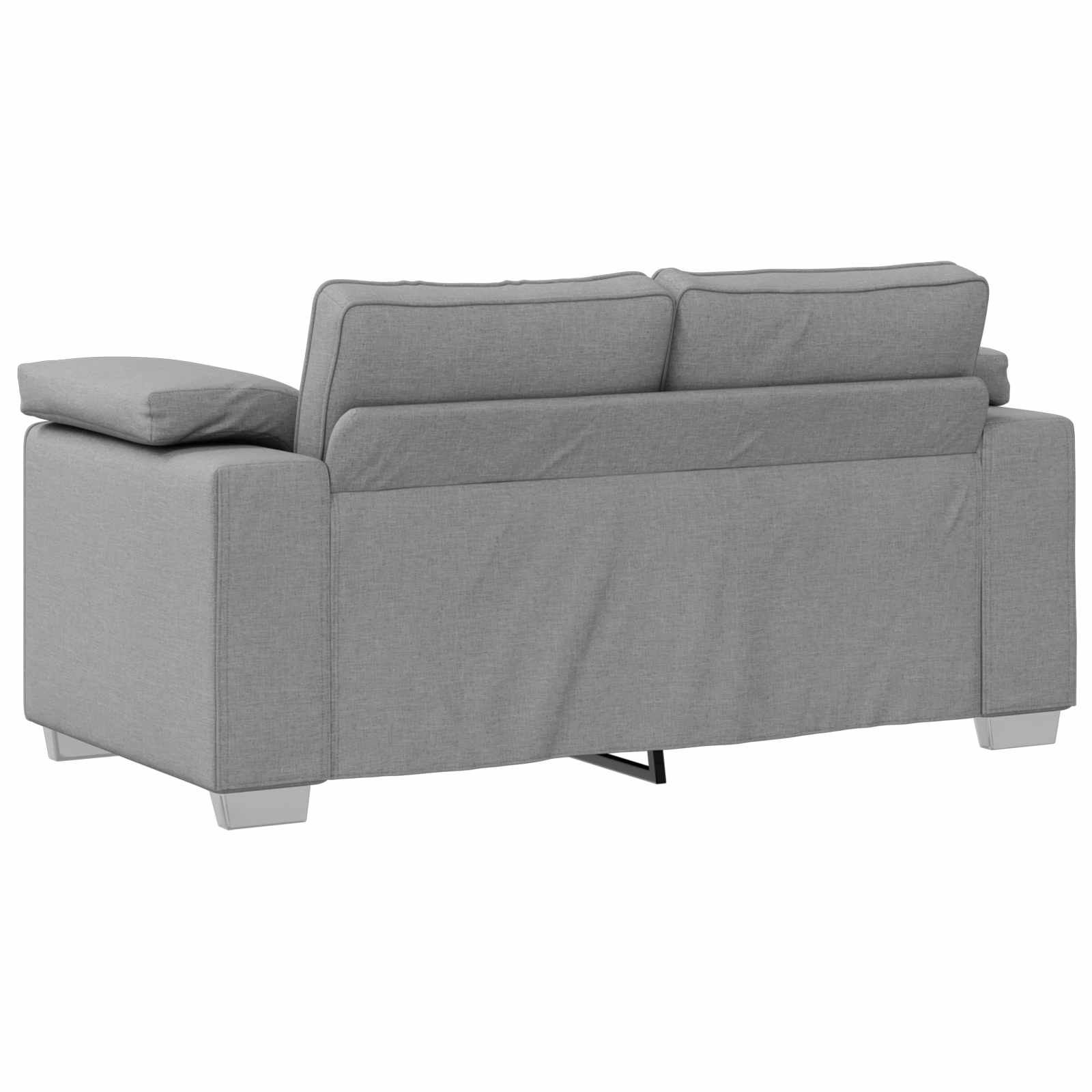 Bank 2 pcs Wolkengrijs 219 x 80 x 82 cm Stof – afbeelding 6