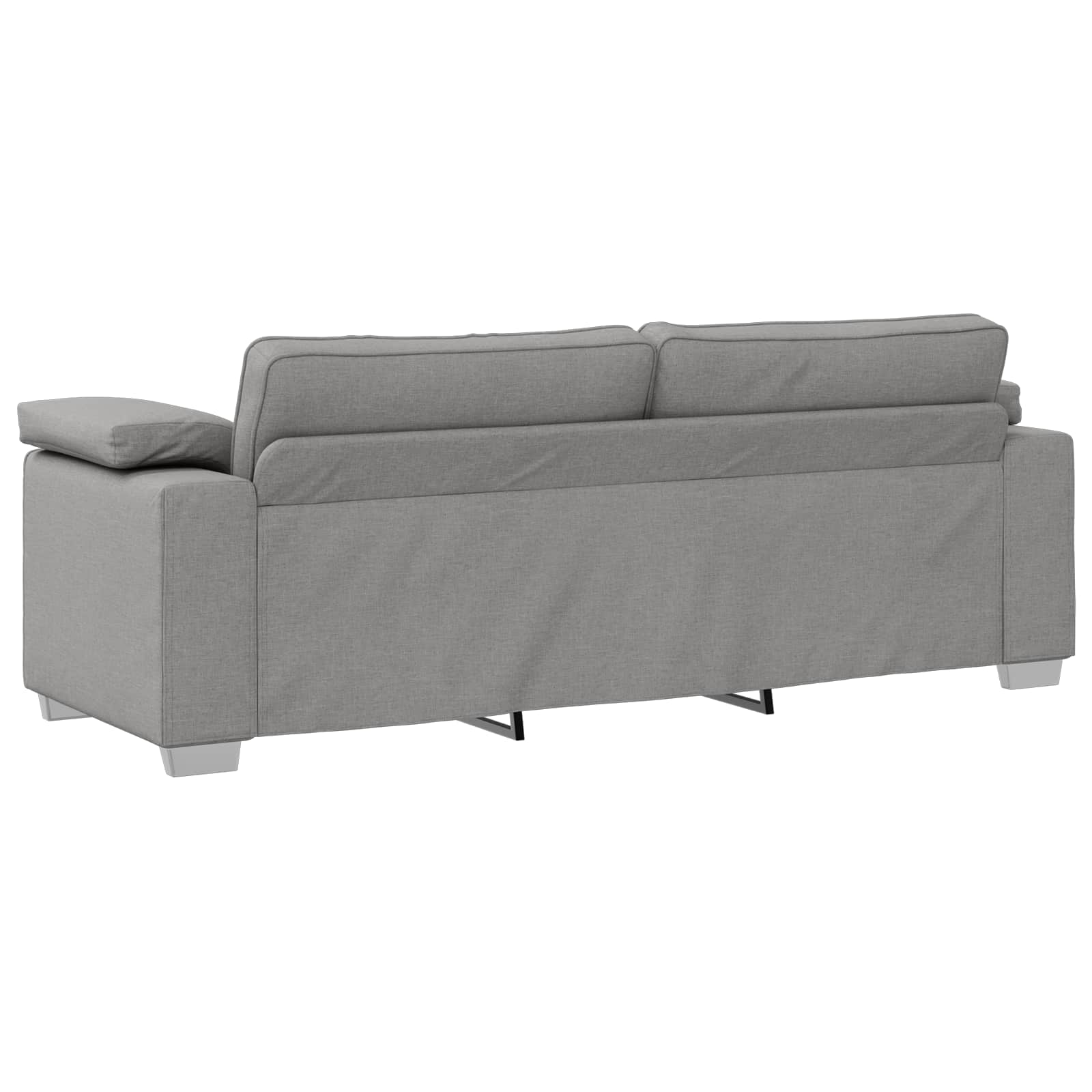 Bank 2 pcs Wolkengrijs 219 x 80 x 82 cm Stof – afbeelding 7