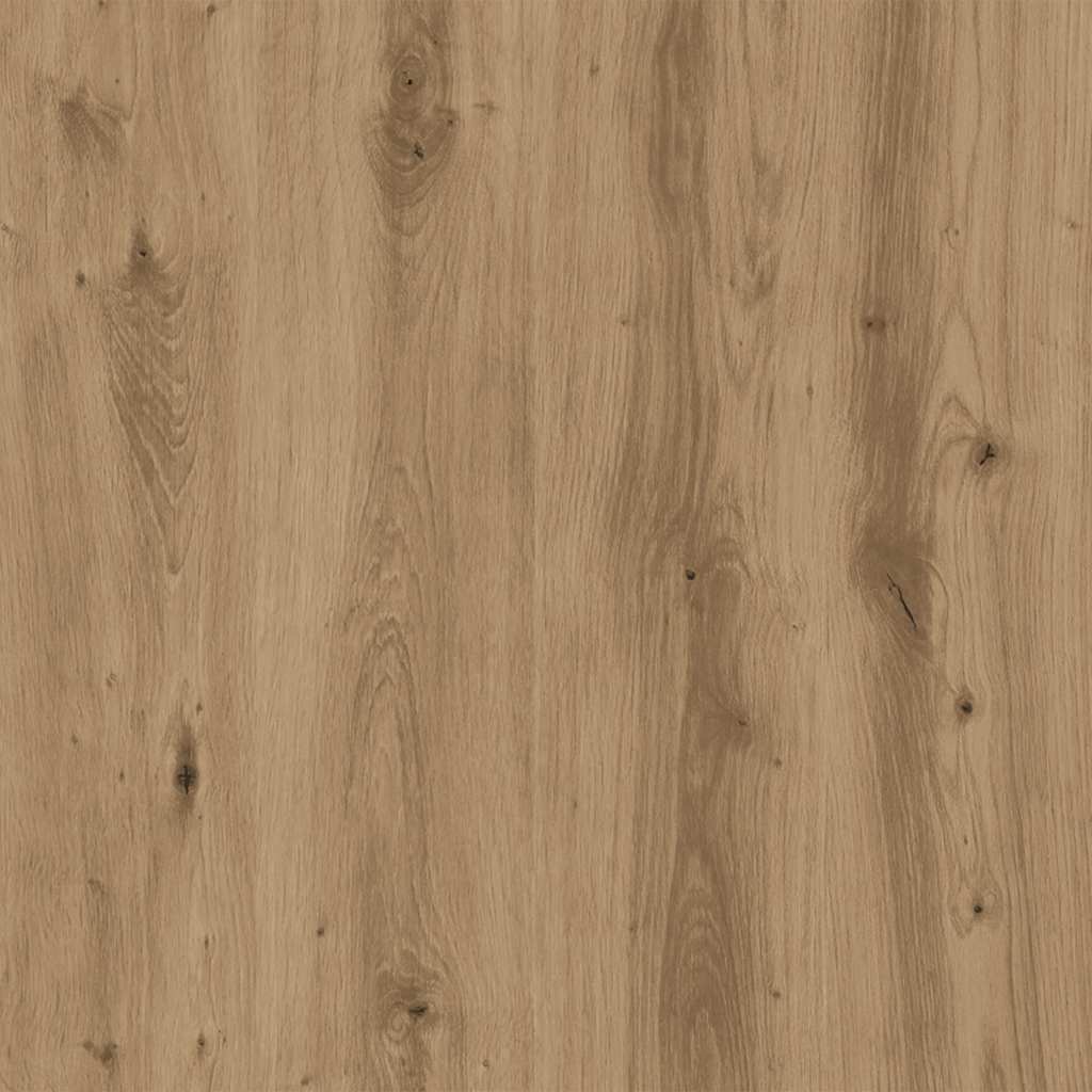 2-delig Tv-meubelset wandmontage bewerkt hout artisanaal eiken – afbeelding 8