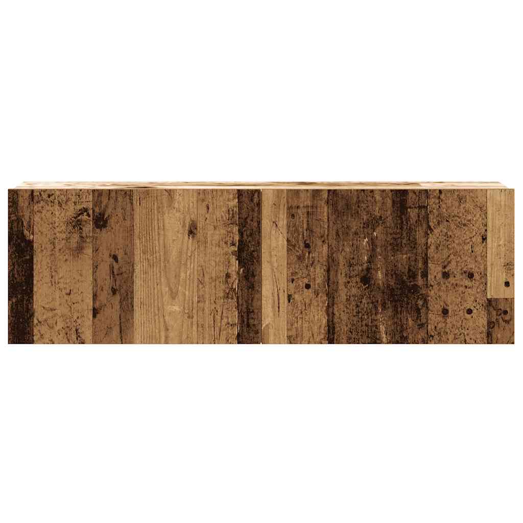 Tv-wandmeubelen 3 st 100x30x30 cm bewerkt hout oud houtkleurig – afbeelding 5