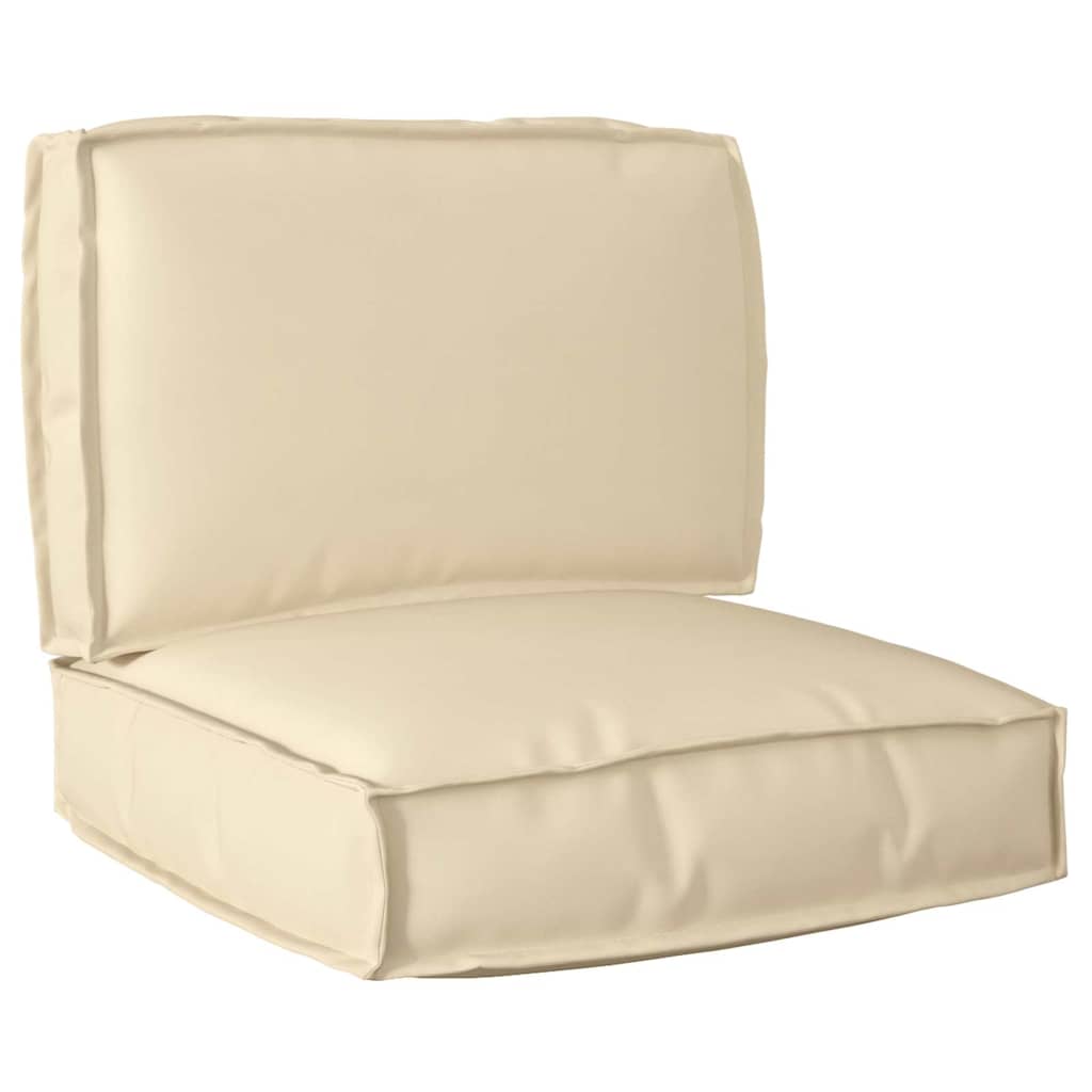 Pallet Kussen Set 2 pcs Beige Oxford Stof – afbeelding 2