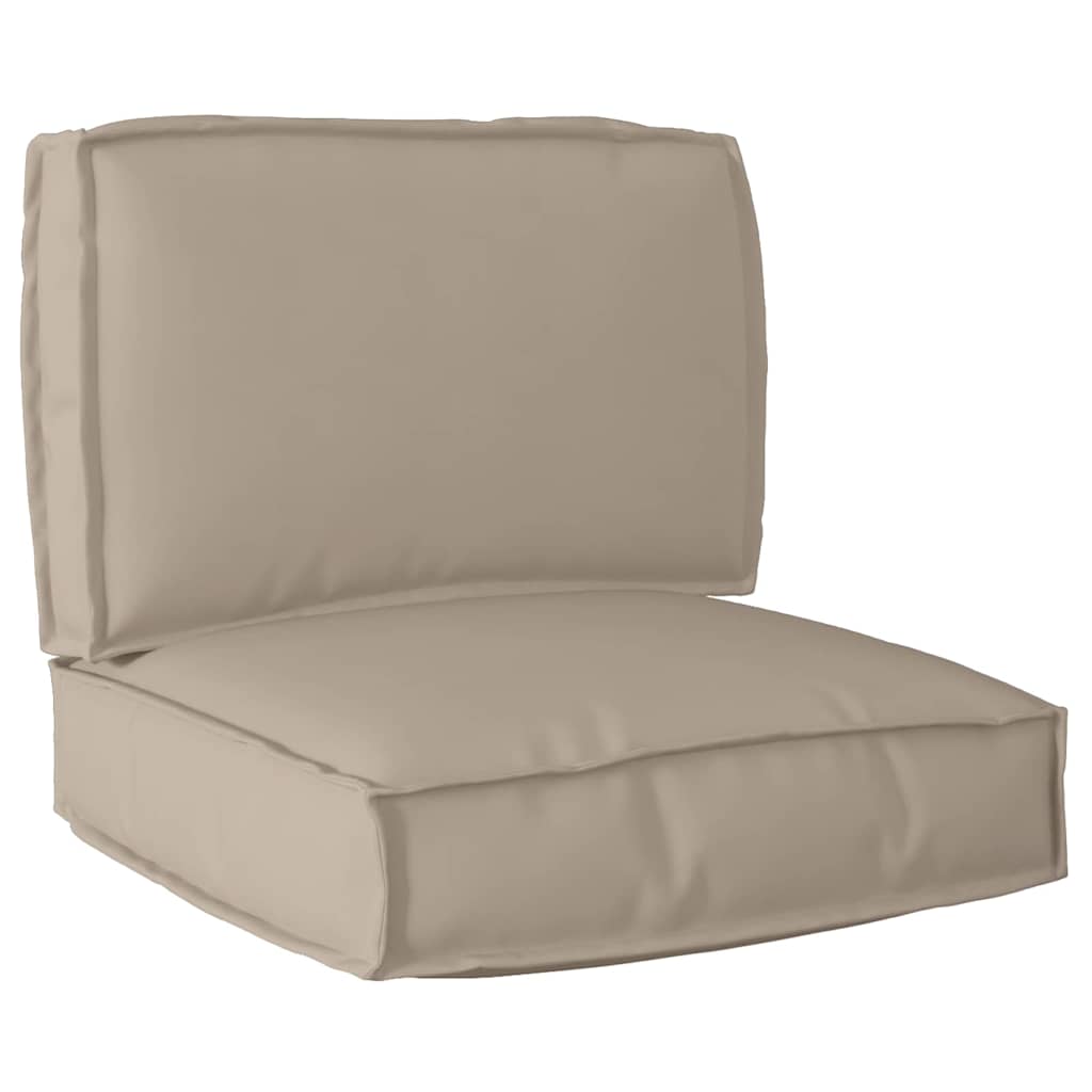 Pallet Kussen Set 2 pcs Taupe Oxford Stof – afbeelding 2