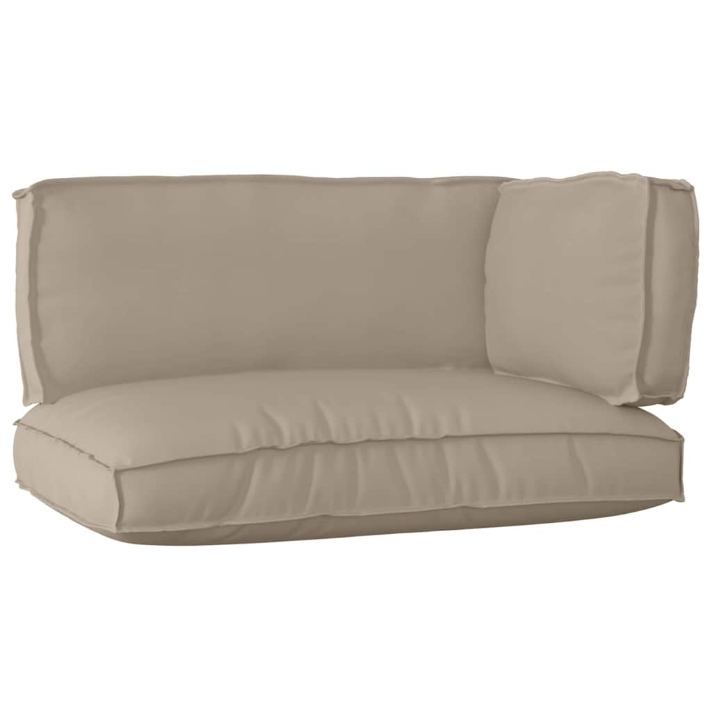 Pallet Kussen Set 3 pcs Taupe Oxford Stof – afbeelding 2