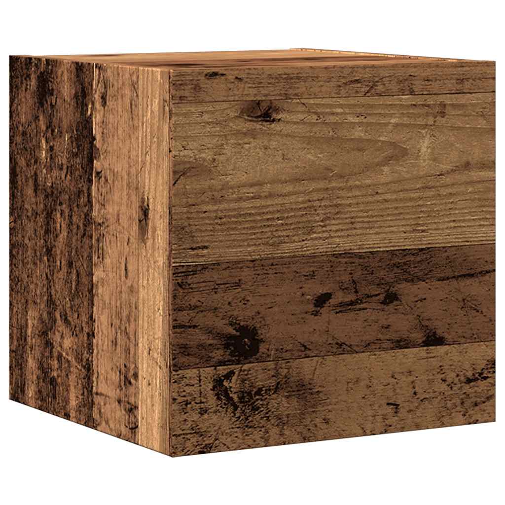 5-delig Tv-meubelset wandmontage oud houtkleurig – afbeelding 7