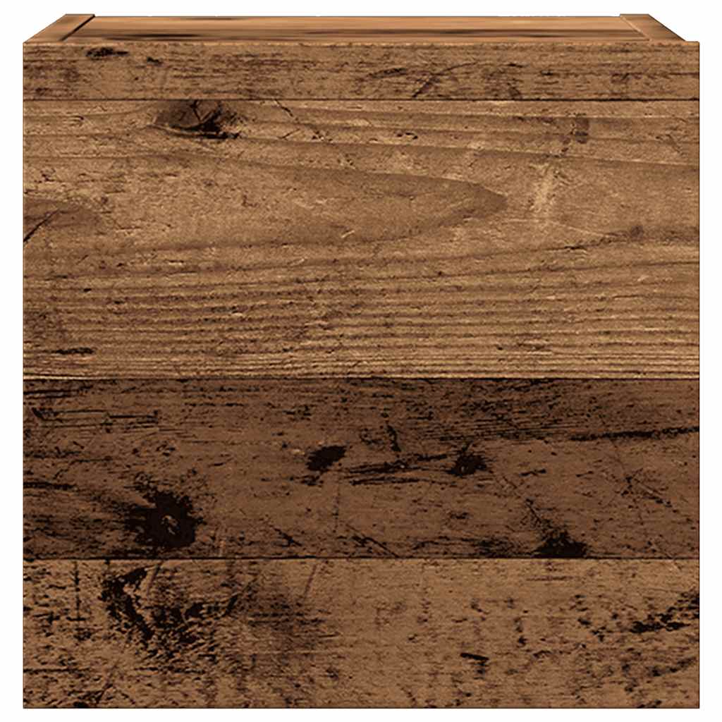 5-delig Tv-meubelset wandmontage oud houtkleurig – afbeelding 8