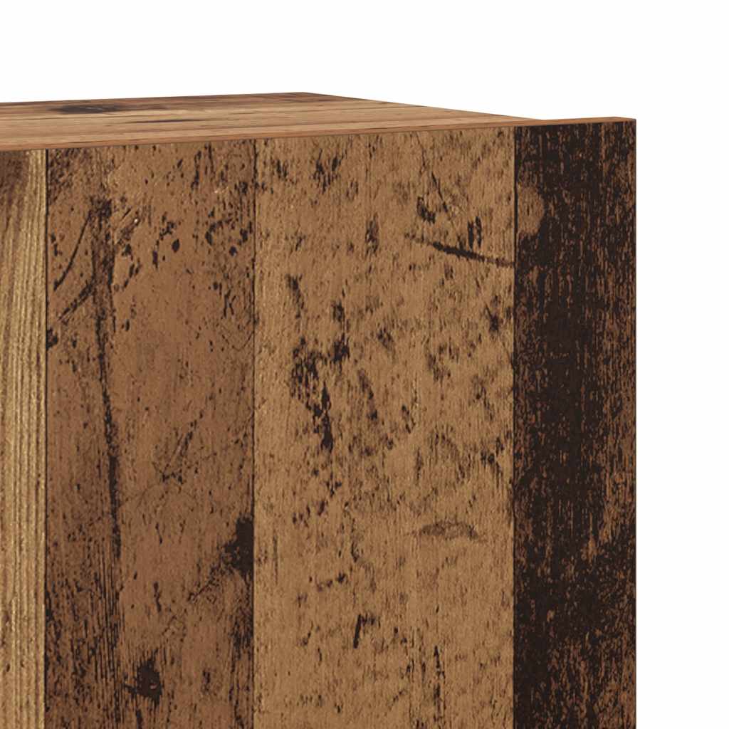 5-delig Tv-meubelset wandmontage oud houtkleurig – afbeelding 9